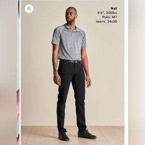 American Tall black jeans 40x38